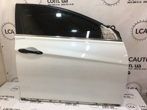 Дверь голая перед прав Hyundai Sonata 11-15 белый JR 760043S000