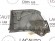 Защита заднего бампера лев Toyota Prius prime 16- дефект крепления 5839947030
