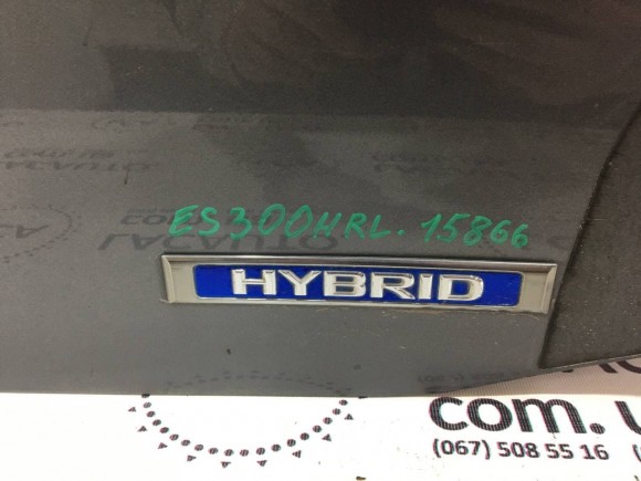 Эмблема двери Hybrid зад лев Lexus ES300h ES350 13-18 7547333040