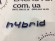 Эмблема надпись hybrid крышки багажника Hyundai Sonata 11-15 86330-4R000