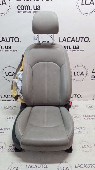 Пассажирское сидение Hyundai Sonata 15-17 без airbag, Limited, кожа серая без блоков стрельнуло 88403E6050S3G