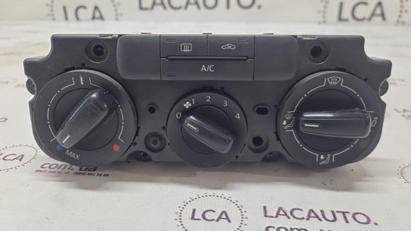 Управление климат-контролем VW Jetta 11-18 USA черное глянцевое без подогрева 5C0820047CD