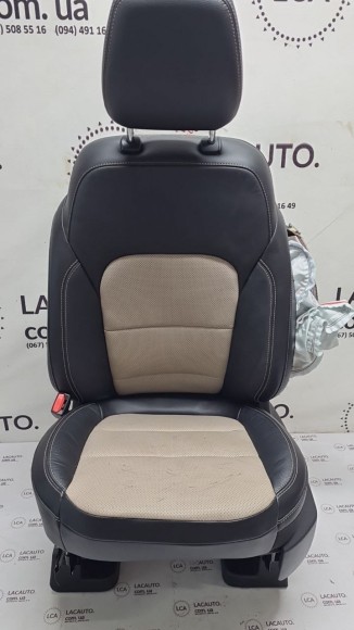 Водительское сидение Ford Escape MK4 20- без airbag, электро, кожа черн с беж Limited LJ6Z7864417EA